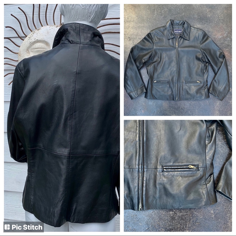 COPY - SOFT BLACK LEATHER JACKET-CLASSIC